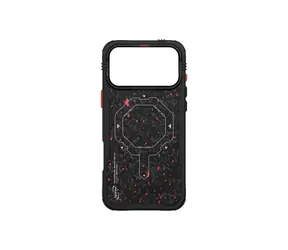 SKINARMA Vector Mag-Charge Schutzhülle für iPhone 17 Pro, Schwarz/Rot