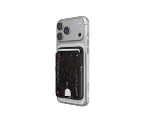 SKINARMA Vector Magnetkartenhalter mit Smartphone-Halterung, Schwarz