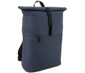 Mobilis Rolltop-Rucksack 14-16" blau / Rucksack für Laptops bis 16" / 16 l
