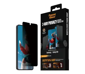 PanzerGlass Sichtschutz für Samsung Galaxy S26 mit staubdichter Applikationsbox