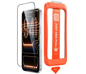 Torras GlassGo Install Master Schutzglas für Apple iPhone 16/17, klar