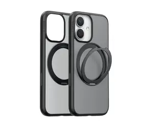 Torras Ostand Pro Schutzhülle für Apple iPhone 17, schwarz