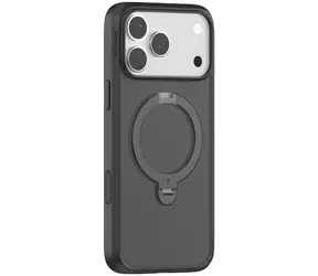 Torras Ostand Q3 Spin Case Schutzhülle für Apple iPhone 17 Pro Schwarz