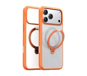 Torras Ostand Q3 Spin Case Schutzhülle für Apple iPhone 17 Pro Max Orange