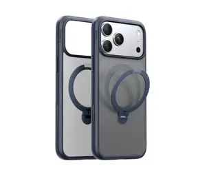 Torras Ostand Q3 Spin Case Schutzhülle für Apple iPhone 17 Pro Blau