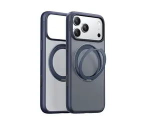 Torras Ostand Pro Schutzhülle für Apple iPhone 17 Pro blau