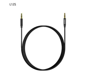 Dudao L12S AUX-Audiokabel / 3,5-mm-Miniklinkenstecker / 1 m / 3-poliges Stereo / schwarz