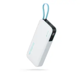 Cuktech CUKP200NGLLG Powerbank 55W weiß / 20000mAh / USB-C / USB-A / USB-C-Kabel
