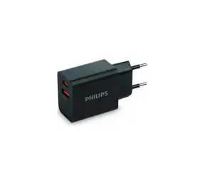 Philips Power Delivery Dual-Ladegerät 20W / 1x USB-C (F) + 1x USB-A (F)