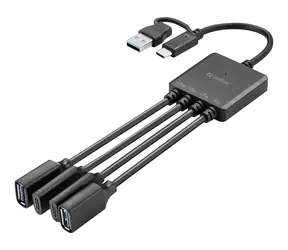 Sandberg USB-C/A auf 2A+2C Splitter