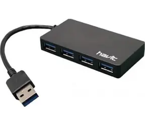 Havit USB 3.0 HV-H103 schwarz / USB Port / 4X USB-A