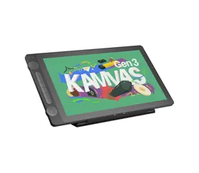 Huion Kamvas 16 GEN 3 GS1563 schwarz / Grafiktablett / 350 x 197 mm / 5080 LPI / 16384 Druckstufen / USB-C