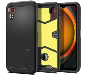 Ausgepackt - Spigen Tough Armor Schutzhülle für Samsung Galaxy Xcover 7 schwarz / ausgepackt