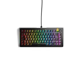 Ausgepackt - Glorious GMMK 3 Pro HE 75% - Fox HE (ISO UK) Schwarz/Gaming 75% TKL/USB-C/ISO (UK) Layout / Fox HE / RGB / 1,4 m / ausgepackt