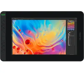 Ausgepackt - Huion Kamvas 12 schwarz / Grafiktablett / 11,6"-Display / 256 x 144 mm / 8192 Druckstufen / USB-C / ausgepackt