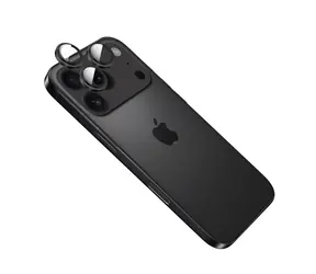 FIXED Armor Kameraglas-Kameralinsenschutz für Apple iPhone 18 Pro/17 Pro Schwarz