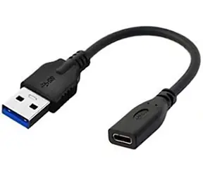 Unverpackt - MicroConnect Adapter USB-C (F) - USB 3.0 A (M) 0,2 m, schwarz / unverpackt
