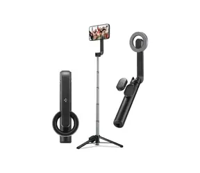 Ausgepackt - Spigen MagSafe SelfieStick Stativ Selfie-Stick schwarz / ausgepackt