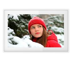 Denver PFF-1021 weiß / digitaler Fotorahmen / 10,1" IPS Touch / 1280x800 / WLAN / Speicher: 16 GB