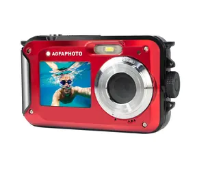 AGFAPHOTO WP8000 rot / 2,7" LCD / 24 Mpix CMOS / 16x Digitalzoom / SD