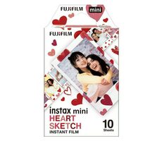 Fujifilm Instax mini Herzskizze / 10 Fotos