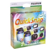 Fujifilm Quicksnap Flash 27 2 Stück / Einwegkamera / Blitz / 27 Bilder / ISO 400