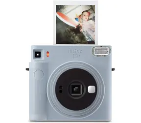 Fujifilm INSTAX SQUARE SQ 1 blau / Sofortbildkamera / Papierformat 86 x 72 mm / ISO 800