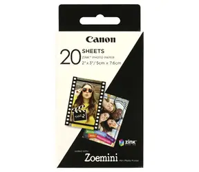 Canon Zink ZP-2030 Fotopapier für Zoemini 50x76 mm 20 Stk