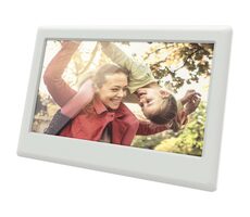 Sencor SDF 742 weiß / Digitaler Fotorahmen / 7" IPS / 1024x600 px / USB / VESA