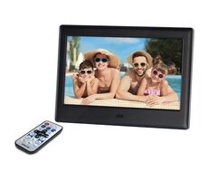 Sencor SDF 782 schwarz / Digitaler Fotorahmen / 7" IPS / 1024x600 px / USB / Fernbedienung