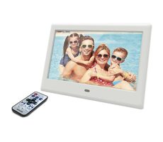 Sencor SDF 782 weiß / Digitaler Fotorahmen / 7" IPS / 1024x600 px / USB / Fernbedienung
