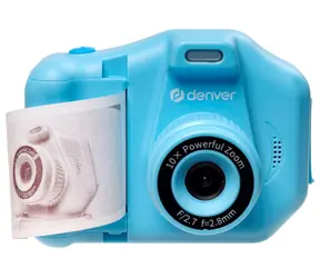 Denver KPC-1370 blau / digitale Kinderkamera mit Drucker / Micro SD