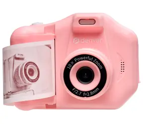 Denver KPC-1370 pink / digitale Kinderkamera mit Drucker / Micro SD