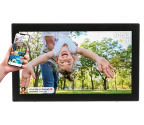 Denver PFF-2160 schwarz / Digitaler Bilderrahmen / 21,5" Touch-IPS-Display / 1920 x 1080 px / 32 GB