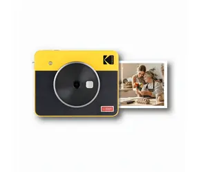 Ausgepackt - Kodak Mini Shot 3 Retro C300R gelb / Sofortbildkamera und Drucker / 13 MP / Bluetooth / 4-Pass-Druck / ausgepackt