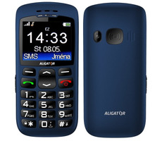 Aligator A670 Senior blau / CZ Verteilung / SOS-Taste / Tischladegerät