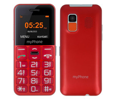 MyPhone HALO Easy rot / 1,77" / FM / 0,3 MP / microSD / SOS-Funktion