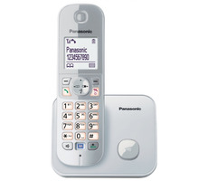 Panasonic KX-TG6811FXM silber / DECT-Schnurlostelefon mit 1,8" Display / CLIP