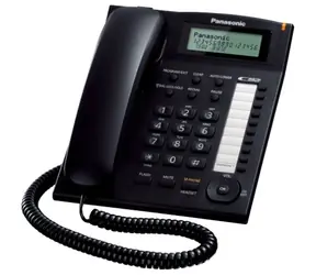 Panasonic KX-TS880FXB schwarz / Single-Line-Telefon / Display / CLIP