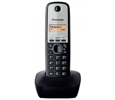 Panasonic KX-TG1911FXG schwarz-grau / DECT-Schnurlostelefon / 1-zeiliges Display / Tschechisch Menü