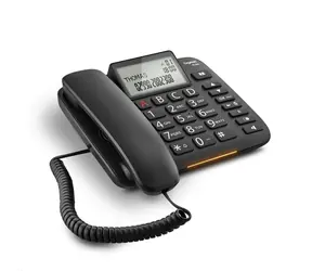 Gigaset DL380 schwarz / schnurgebundenes Telefon / Display