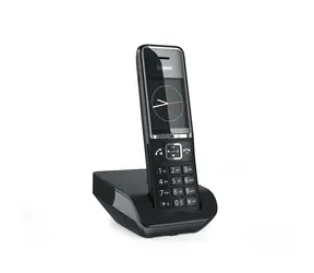 Gigaset COMFORT 550 schwarz / Festnetz / Display / Telefonbuch 200 Kontakte