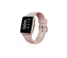 HAMA Fit Track 5910 rosa / smarte Sportuhr / 1,3" LCD / wasserdicht / Bluetooth / IP68