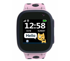 Canyon Sandy KW-34 rosa-grau / Kinder-Smartwatch / GPS / SOS-Taste / Zwei-Wege-Anruf