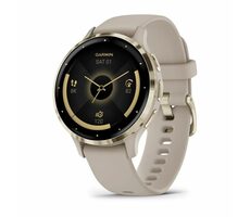 Garmin Venu 3S grau-gold / Smartwatch / 1,2" / BT / ANT+ / Wi-Fi / 5ATM
