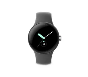Google Pixel Watch 41 mm silbergrau / Smartwatch / AMOLED / 5ATM / Wi-Fi / BT