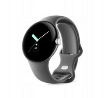 Google Pixel Watch 41 mm silbergrau / Smartwatch / 1,2" / AMOLED / 5ATM / Wi-Fi / BT