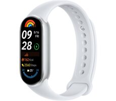 XIAOMI SMART Band 9 silber / Fitnessarmband / 1,62" AMOLED / 192x490 / 5ATM / BT 