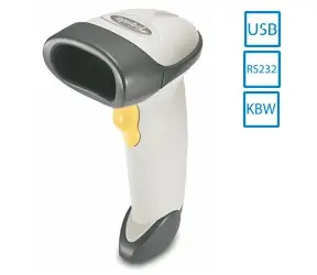 ZEBRA LS2208 SR Kit-USB (LS2208-1AZU0100ZR) / 1D-Barcodescanner / Laser / Multi-IF / grau