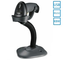 Motorola LS2208 SR-Lesegerät / 1D-Barcodescanner / USB / RS-232 / KBW / USB Kit / Ständer / dunkelgrau